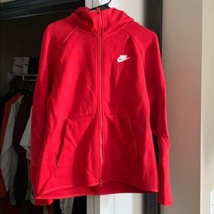 Men’s Nike Zip Up in Red Size Medium